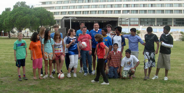Ireland v. Sri Lanka football match, World Youth Championships, Halkidiki, Greece
