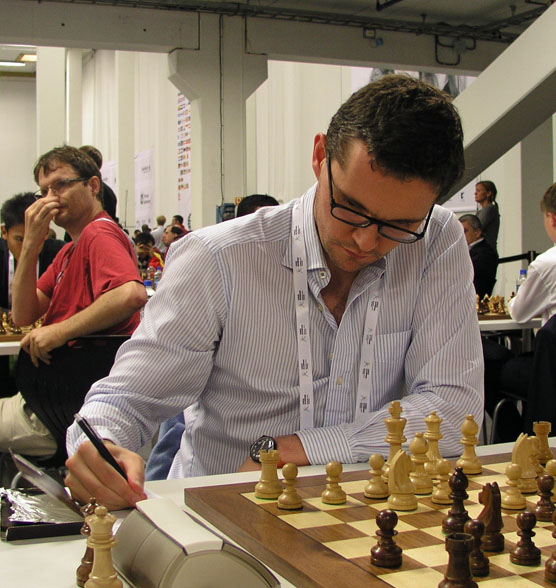 Olympiad, Open: Sam Collins on B2 for Ireland against Scotland in R7