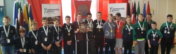 Community Games 2016 U16 Podium
