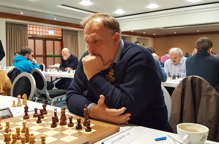 Alex Baburin sporting his Kilkenny Jumper at the Kilkenny Masters