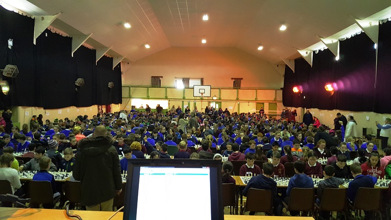 480 children playing at the 4th annual Brian Collum memorial chess tournament
