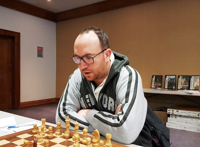 Fabien Libiszewski GM from France, at the Kilkenny Masters