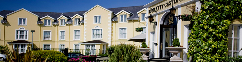 The beautiful venue for the Bunratty Chess Festival, the Bunratty Castle Hotel
