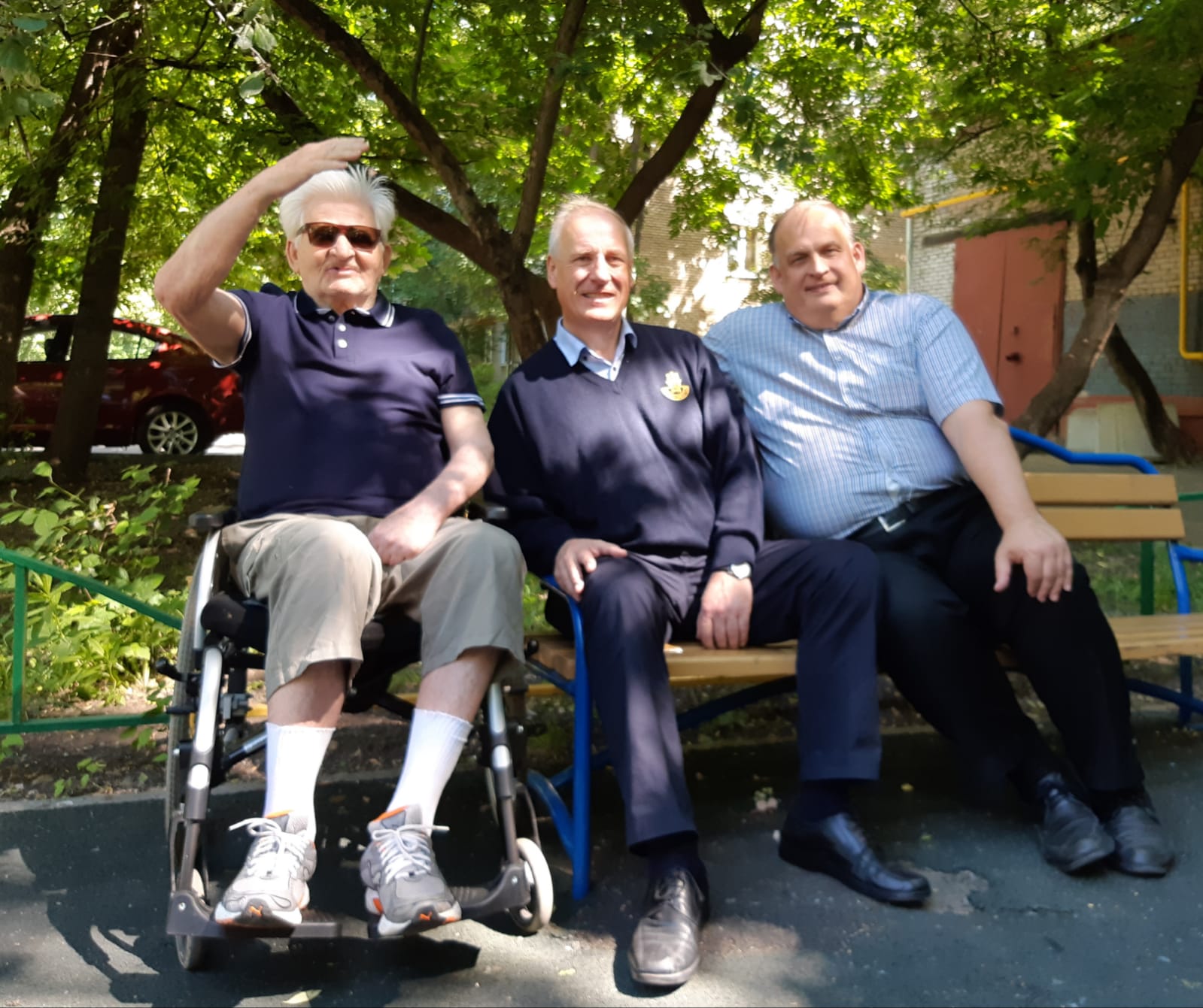 Boris Spassky Meeting Alex Baburin and Maurice Buckley (again)