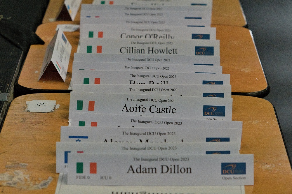 Name Cards DCU Open