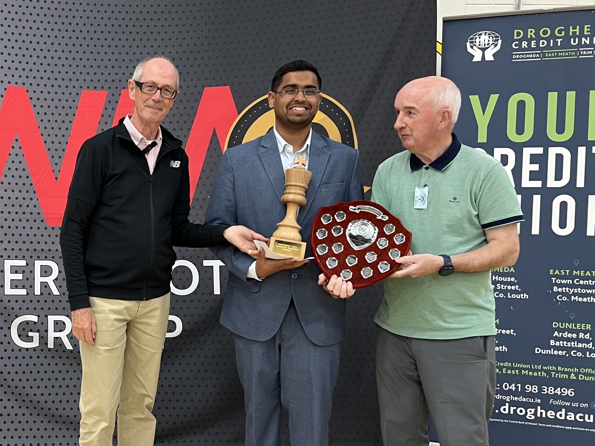 Drogheda Chess Congress 2025: Thomson Masters - Winner Tarun Kanyamarala