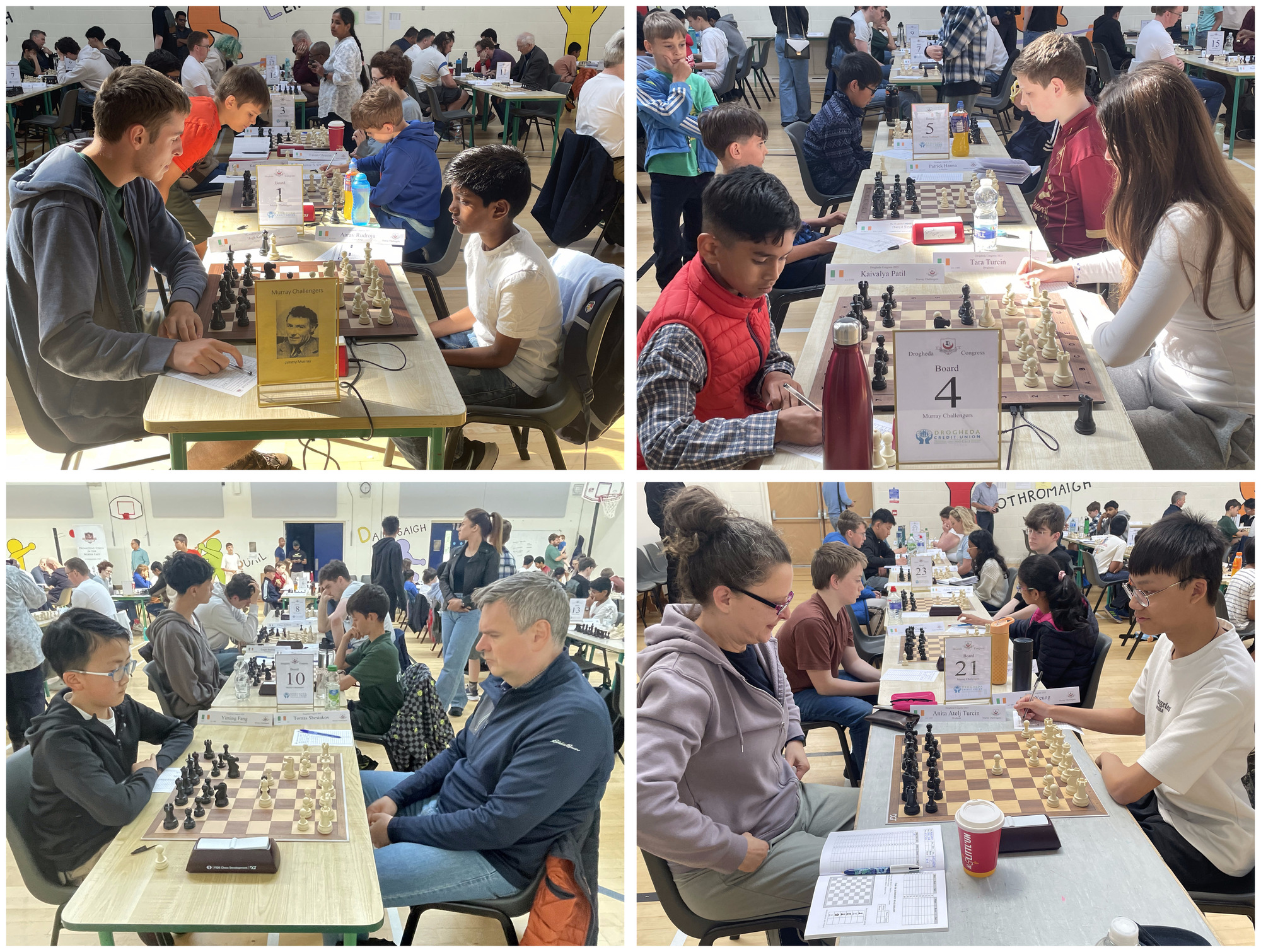 Drogheda Chess Congress 2025: Murray Challengers Montage