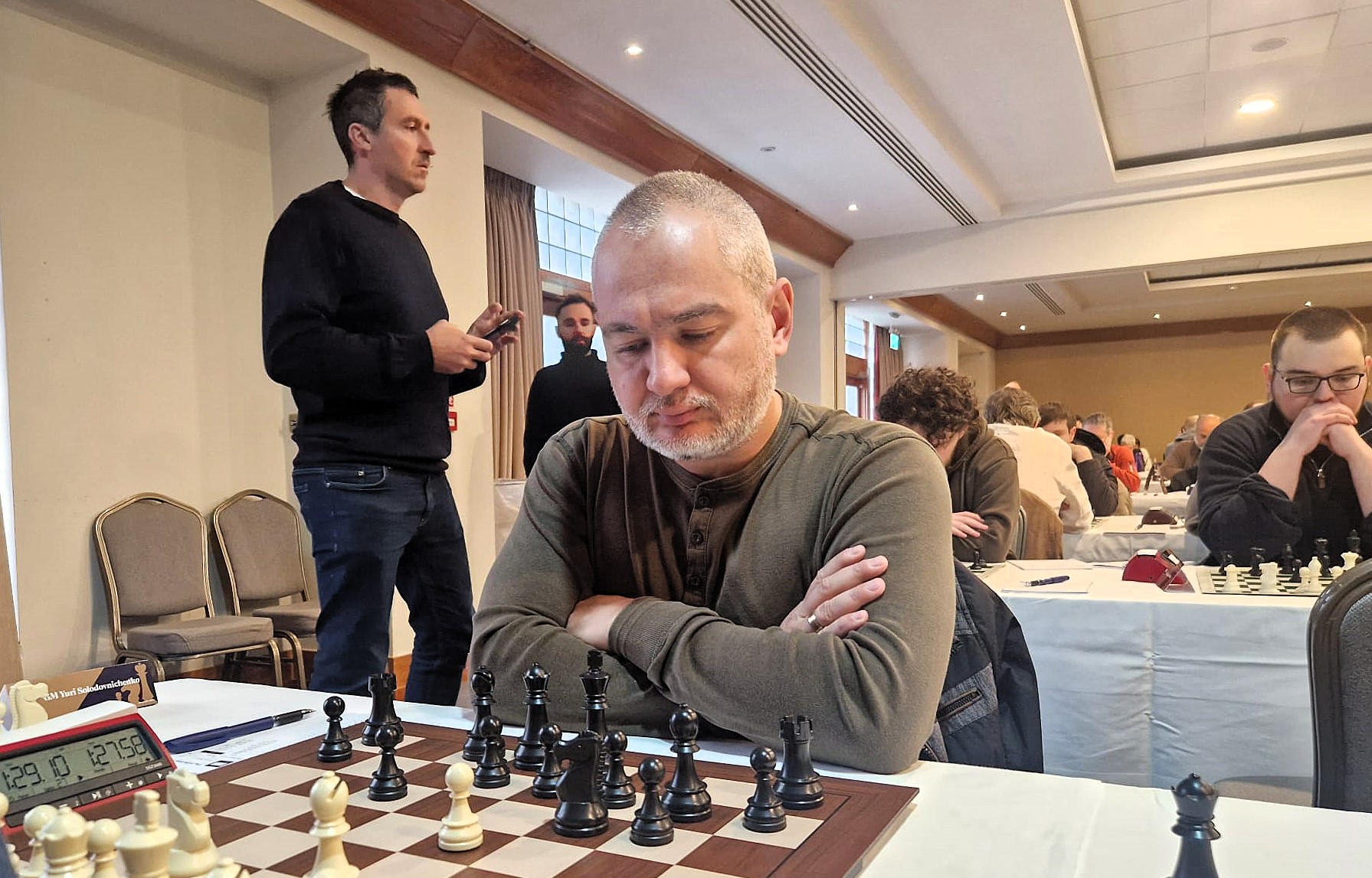 Yuri Solodovnichenko GM at the Kilkenny Masters